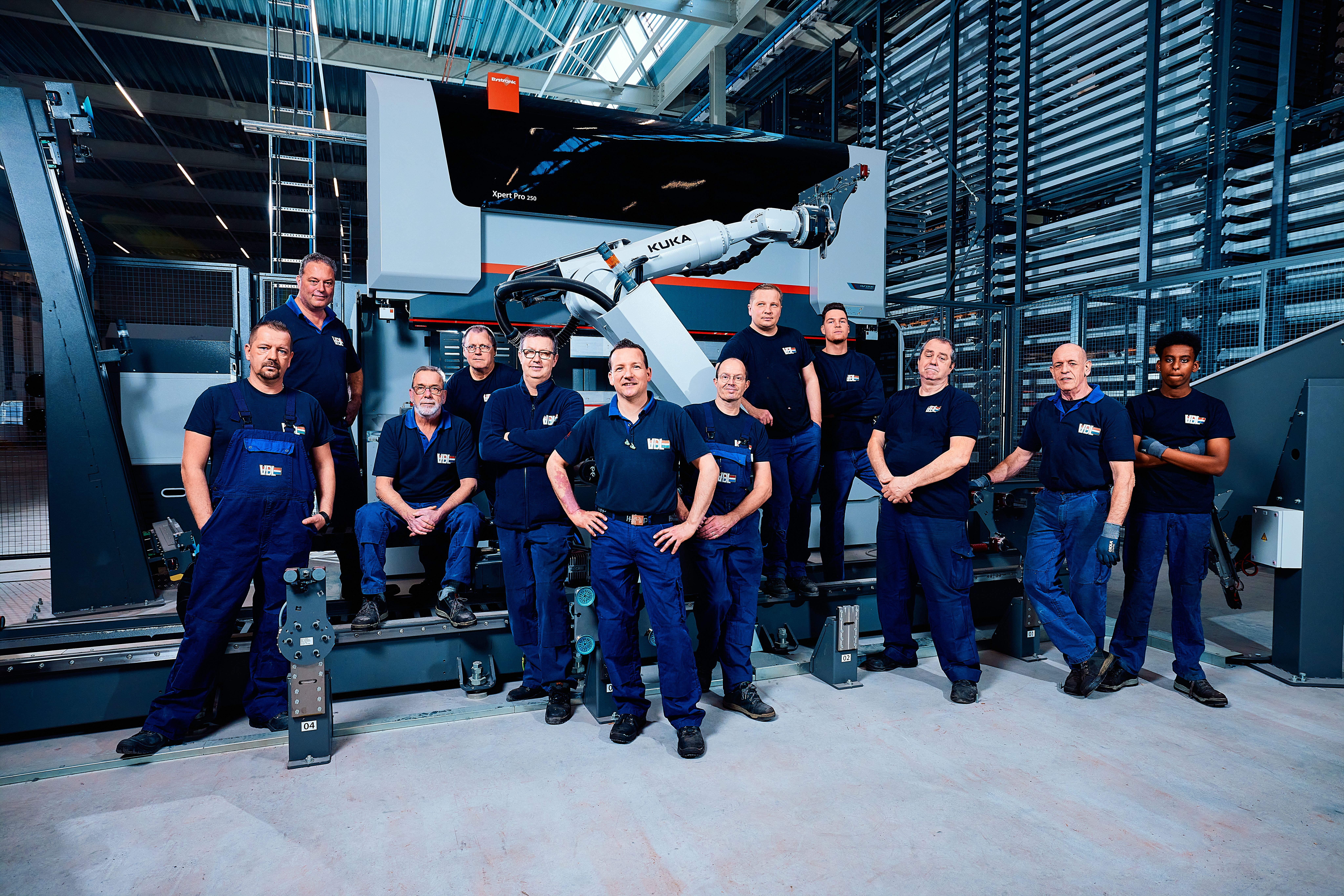 Foto: Bram Saeys; VD Leegte Metaal; nieuwe fabriek en oude fabriek
