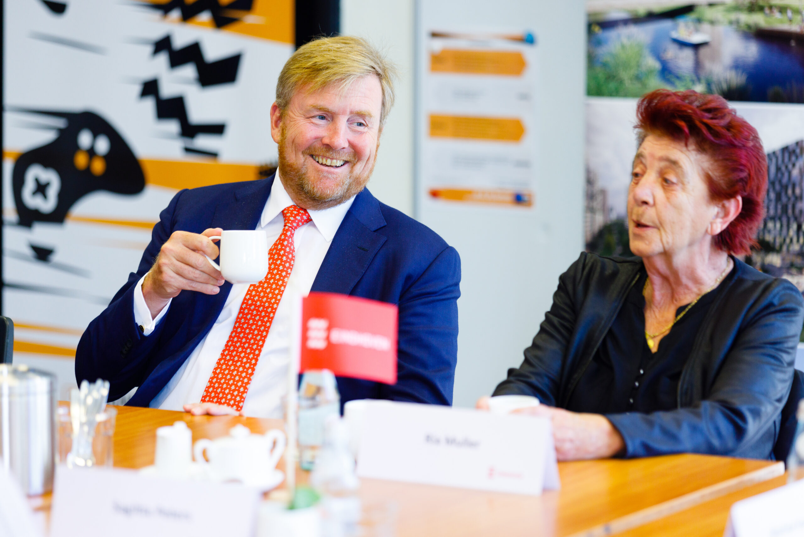 Foto: Bram Saeys; Werkbezoek Koning Willem-Alexander aan de Bennekel